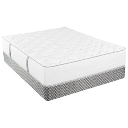 Queen Extra Firm Mattress and Wood Foundation